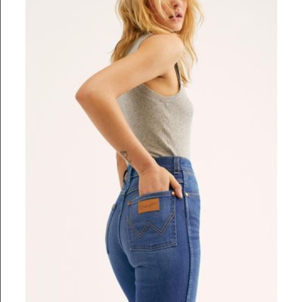 Vintage Wrangler High Rise Straight Leg Jeans